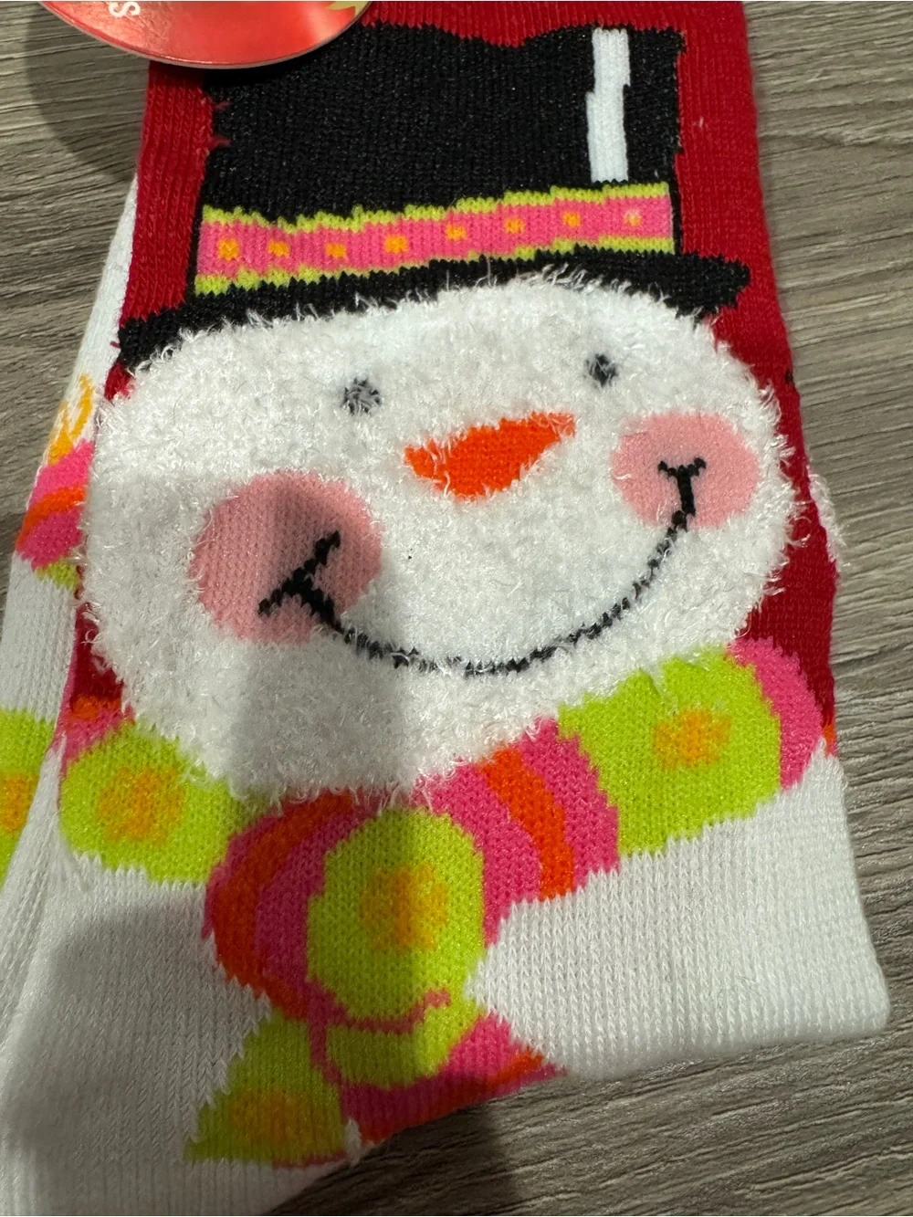 ⛄️ Snowman Women’s Socks New With Tags Size 9-11 - Red, White, Pink, & Green